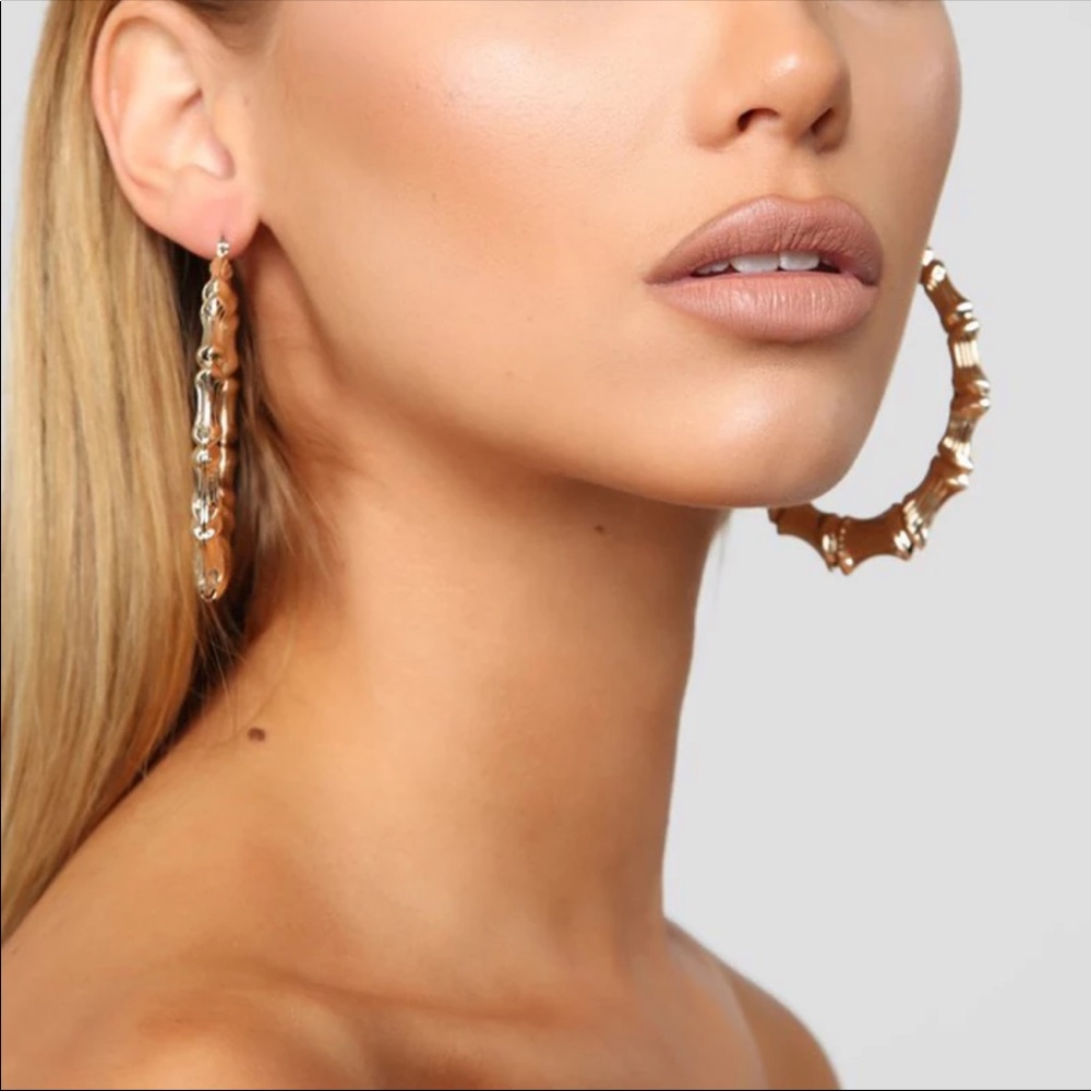 Zara gold hoop.